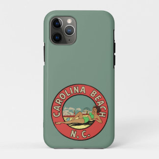 Capa Para iPhone 11 Pro Retro Carolina Beach Roundel