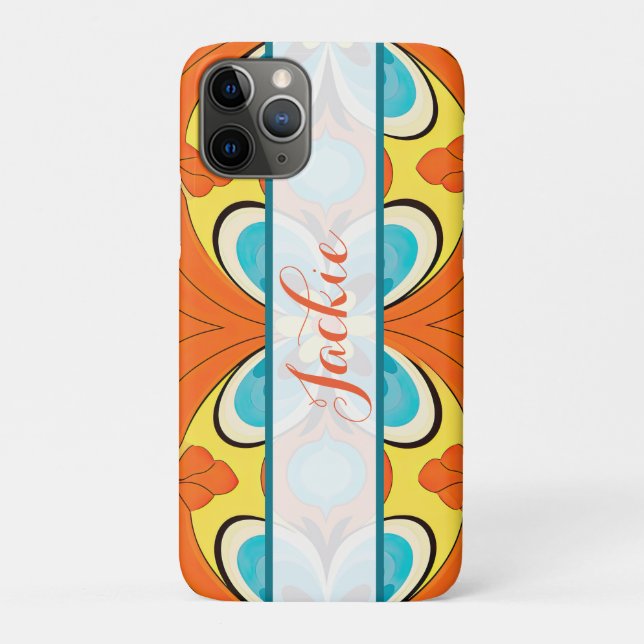 Capa Para iPhone 11 Pro Retro dos anos 70  (Verso)