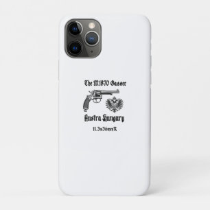 Capa Para iPhone 11 Pro revólver Gasser da Áustria-Hungria WWI