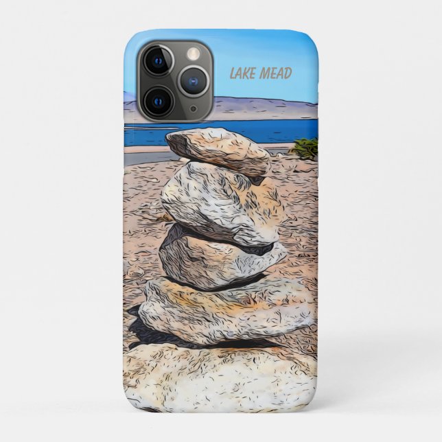 Capa Para iPhone 11 Pro Rock Stacking (Verso)