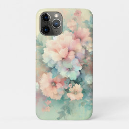 Capa Para iPhone 11 Pro Rosas Vintages Pastel