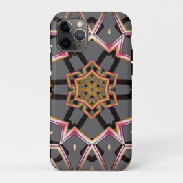 Capa Para iPhone 11 Pro Roseta Dourada