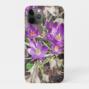 Capa Para iPhone 11 Pro Roxo Crocus