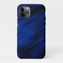Capa Para iPhone 11 Pro Royal_blue_black_abstrato_zazzle_groshop_otterbox