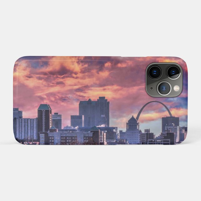Capa Para iPhone 11 Pro Rua Louis Sunrise (Verso (horizontal))