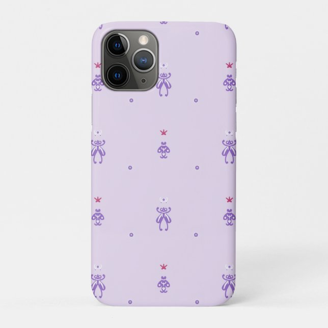 Capa Para iPhone 11 Pro Runas da Fada Lavanda  (Verso)