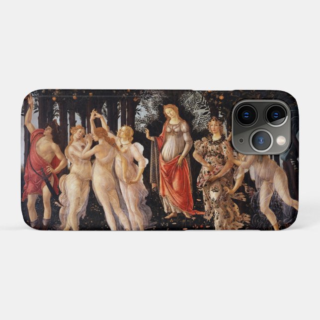 Capa Para iPhone 11 Pro Sandro Botticelli Primavera Arte Refinada (Verso (horizontal))