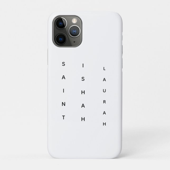 CAPA PARA iPhone 11 PRO SANTA ISHAH LAURAH VERTICAL (Verso)