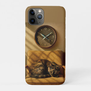 Capa Para iPhone 11 Pro Sardine O'clock Dreamtime – Arte de Gato Surrealis