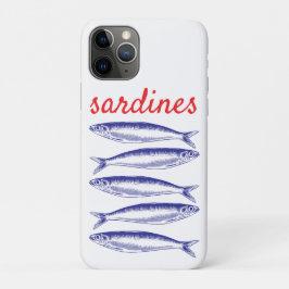 Capa Para iPhone 11 Pro Sardinhas