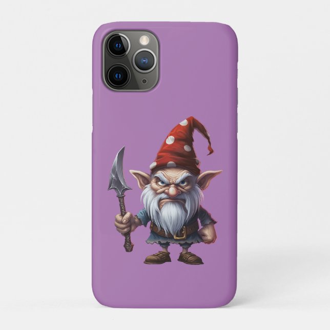 Capa Para iPhone 11 Pro Scary Gnomy Happy Halloween (Verso)