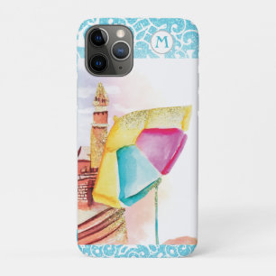 Capa Para iPhone 11 Pro *~* Sea Beach Umbrella Sand Castle