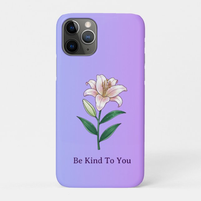 Capa Para iPhone 11 Pro Seja Gentil Com Você Estojo de Telefone de Autocui (Verso)