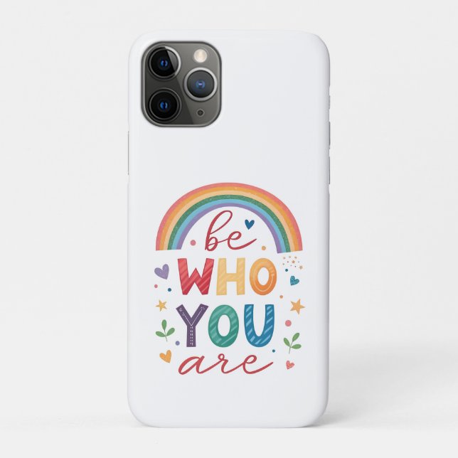 Capa Para iPhone 11 Pro Seja quem você é (Verso)