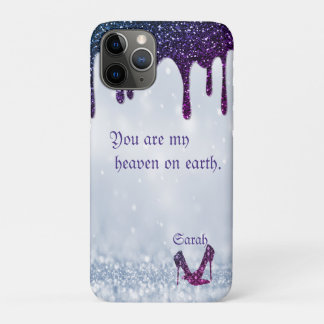 Capa Para iPhone 11 Pro Sequências roxas