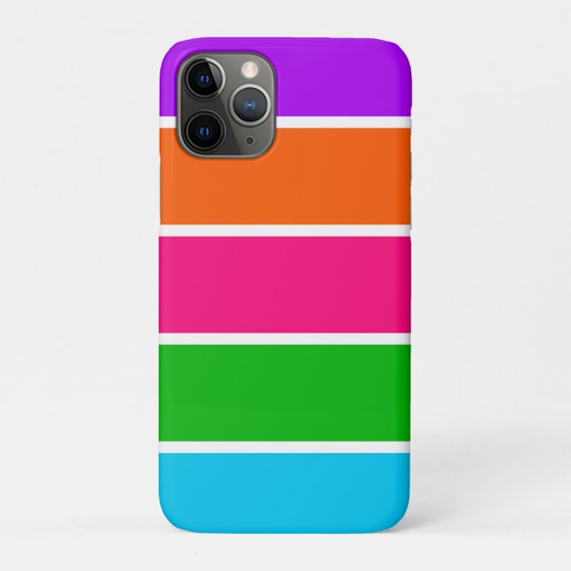 Capa Para iPhone 11 Pro Sherbet Stripes (Verso)