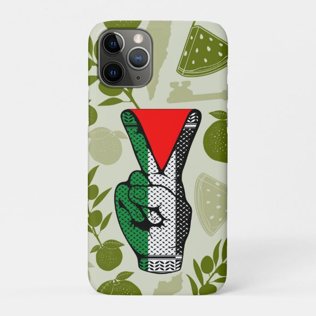 Capa Para iPhone 11 Pro Símbolo do Triângulo Vermelho da Resistência do Si (Verso)