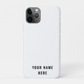 Capa Para iPhone 11 Pro Simples Moderno Minimalista Branco Simples