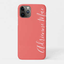 Capa Para iPhone 11 Pro Simplesmente Trendy Personalised Coral