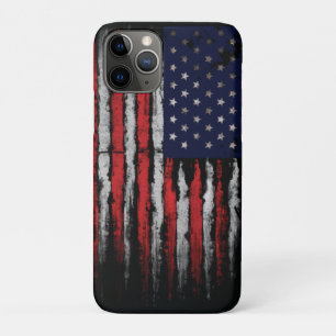 Capa Para iPhone 11 Pro Sinalizador Grunge U.S.A