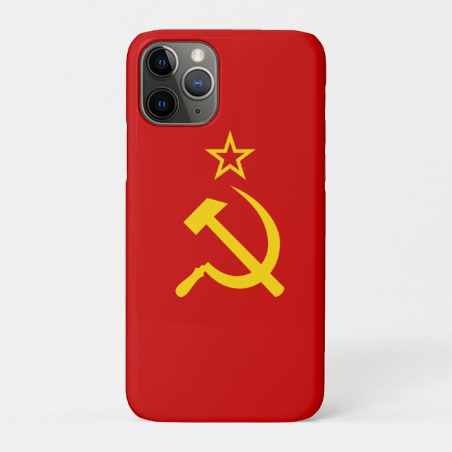Capa Para iPhone 11 Pro sinalizador USSR (Verso)
