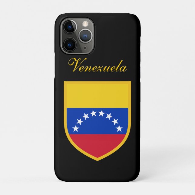 Capa Para iPhone 11 Pro Sinalizador Venezuela (Verso)