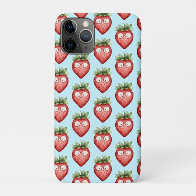 Capa Para iPhone 11 Pro Smart Strawberry  (Verso)
