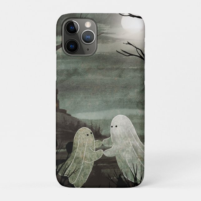 Capa Para iPhone 11 Pro Sob a Lua Vigilante (Verso)