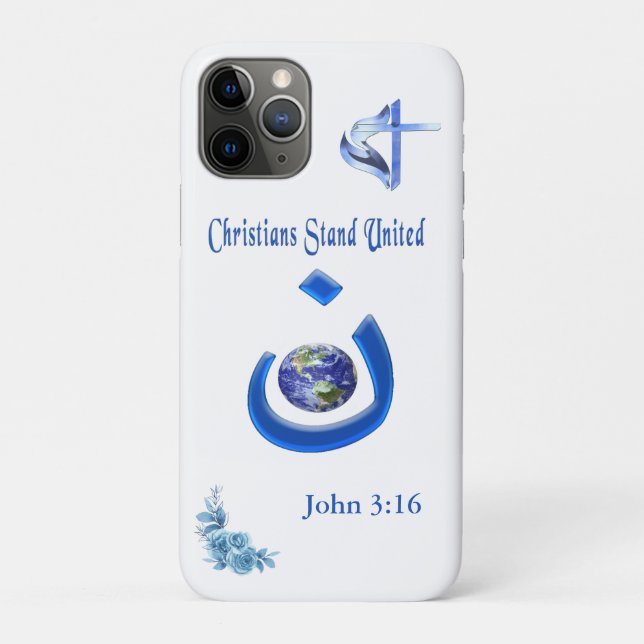 Capa Para iPhone 11 Pro Solidariedade Cristã (Verso)