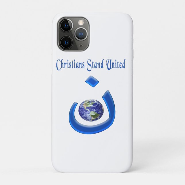 Capa Para iPhone 11 Pro Solidariedade Cristã (Verso)