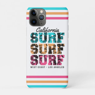Capa Para iPhone 11 Pro Sonhos de surf: Edição Sunset da Califórnia