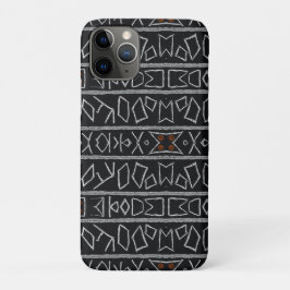 Capa Para iPhone 11 Pro Sophisticated Luxury African Caribbean Mudcloth