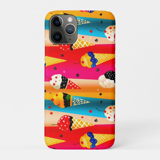 Capa Para iPhone 11 Pro Sorvete Delicioso (Verso)