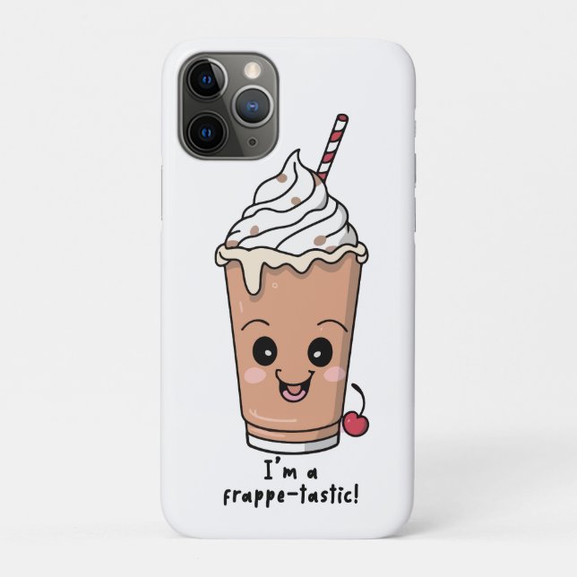 Capa Para iPhone 11 Pro Sou Frappe-tastic | Frappe com creme chicote (Verso)