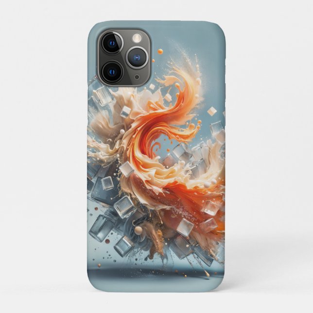Capa Para iPhone 11 Pro Splash Tropical (Verso)