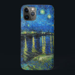 Capa Para iPhone 11 Pro Starry Night Over the Rhone, por Vincent Van Gogh<br><div class="desc">Starry Night Over the Rhone, por Vincent Van Gogh. Esta é uma antiga obra-prima do pintor mestre holandês Vincent Van Gogh. Esta bela pintura tem uma cor vibrante, vibrante e saturada. Vincent Van Gogh era um pintor impressionista holandês. Esta pintura foi pintada nas margens de Rhone, na França. Esta imagem...</div>