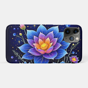 Capa Para iPhone 11 Pro Stuning Cosmic Floral Dreams Design