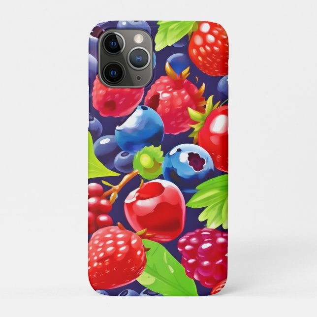 Capa Para iPhone 11 Pro Summer Berry Medley (Verso)