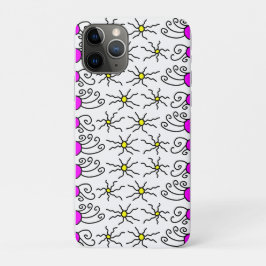 Capa Para iPhone 11 Pro Sun Doodle Art