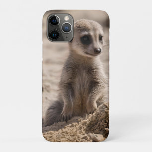 Capa Para iPhone 11 Pro "Sunny Days: Baby Meerkat's Beach Adventure"