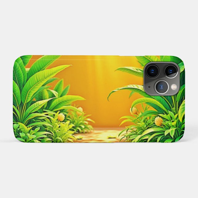 Capa Para iPhone 11 Pro Sunny Nature Path Art (Verso (horizontal))