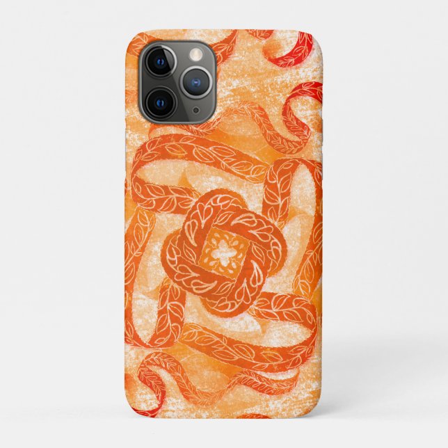 Capa Para iPhone 11 Pro Sunset Swirl Pattern iPhone Case (Verso)