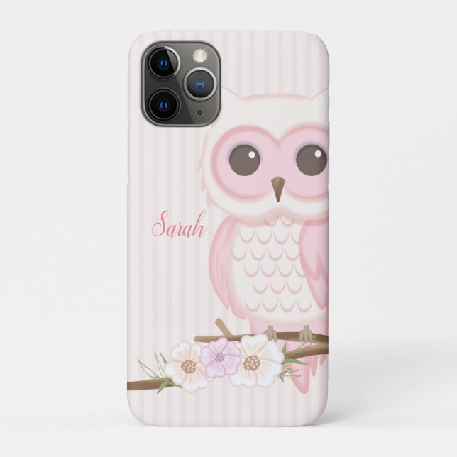 Capa Para iPhone 11 Pro Sweet Trendy Owl (Verso)