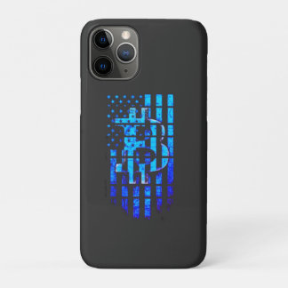 Capa Para iPhone 11 Pro T-shirt Blue Bitrate