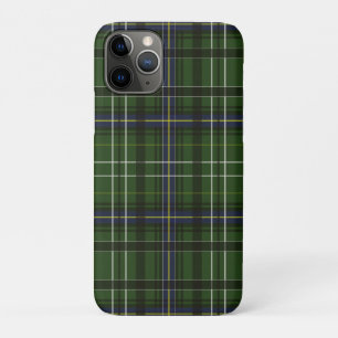 Capa Para iPhone 11 Pro Tartan em verde