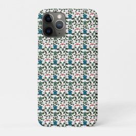 Capa Para iPhone 11 Pro Tartaruga Marinha Tropical Padrão Floral | Oceano