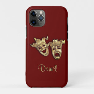 Capa Para iPhone 11 Pro Teatro Maroon Comédia e Tragédia