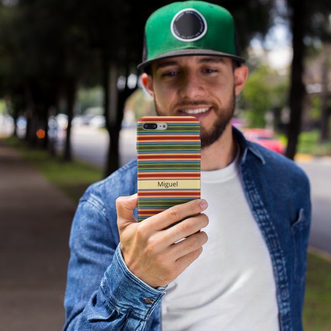 Capa Para iPhone 11 Pro Tecido psicodélico padrão mexicano (Criador carregado)
