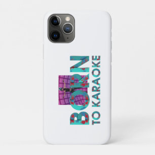 Capa Para iPhone 11 Pro TEE Nascido para o Karaokê