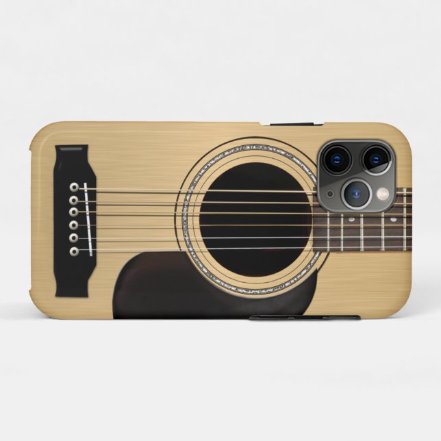 Capa Para iPhone 11 Pro Telefone da guitarra (Verso (horizontal))